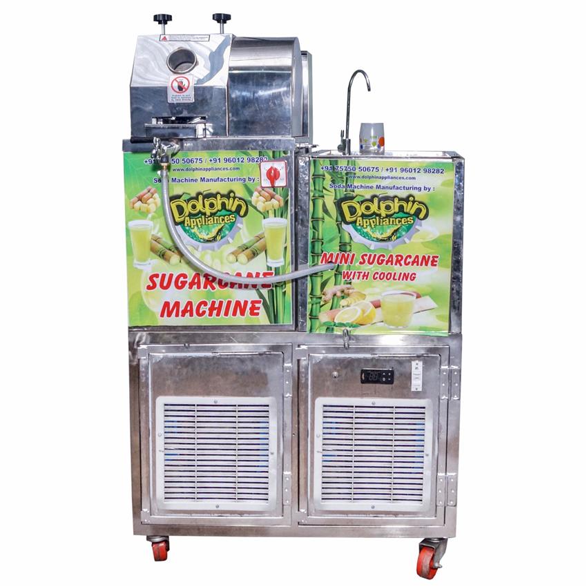 Sugarcane Juice Machine With Chilling System