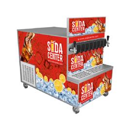 10+2 Flavors Soda Machine